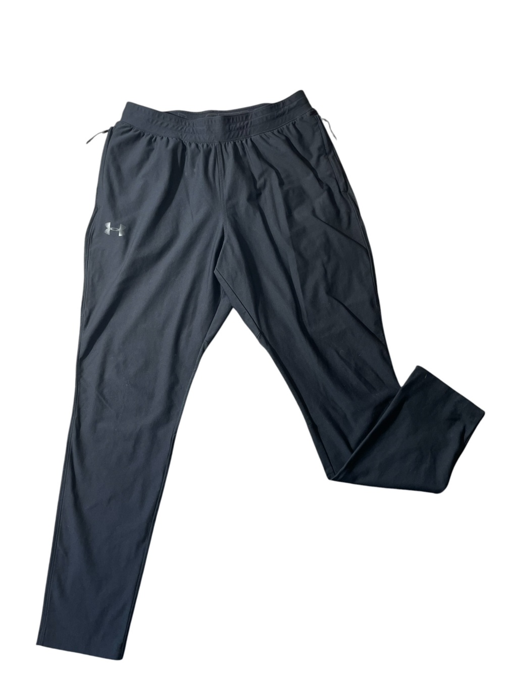 C35- Women’s Large Under Armour Black Performance Track Pants